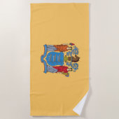 Serviette De Plage Drapeau de l'État du New Jersey (Devant)