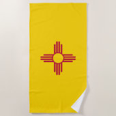Serviette De Plage Drapeau de l'État du Nouveau-Mexique (Devant)