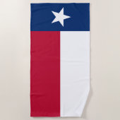 Serviette De Plage Drapeau de l'État du Texas (Devant)