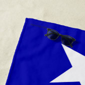 Serviette De Plage Drapeau de l'État du Texas (En situation)