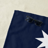 Serviette De Plage Drapeau de l'État rebelle du Minnesota (En situation)