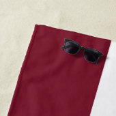 Serviette De Plage Drapeau de Lettonie (En situation)