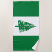 Serviette De Plage Drapeau de l'île Norfolk (Devant)