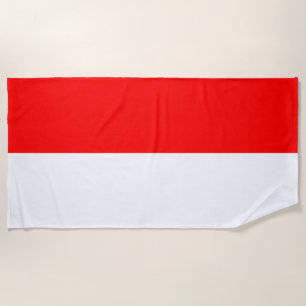 Serviette De Plage Drapeau de l'Indonésie