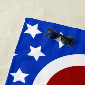 Serviette De Plage Drapeau de l'Ohio (En situation)