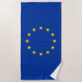 Serviette De Plage Drapeau de l'Union européenne (Devant)
