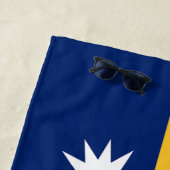 Serviette De Plage Drapeau de Nauru (En situation)