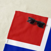 Serviette De Plage Drapeau de Norvège Scandinave (En situation)