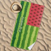 Serviette De Plage Drapeau de pastèque