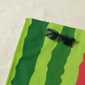Serviette De Plage Drapeau de pastèque (En situation)