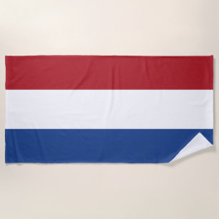 Serviette De Plage Drapeau de Pays-Bas patriotique