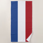 Serviette De Plage Drapeau de Pays-Bas patriotique (Devant)