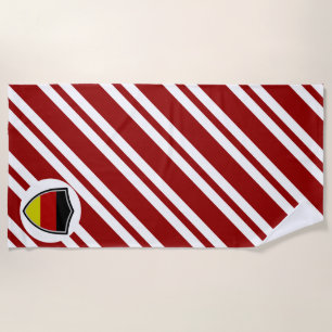 Serviette De Plage Drapeau de plage allemand