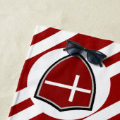 Serviette De Plage Drapeau de plage danois (En situation)