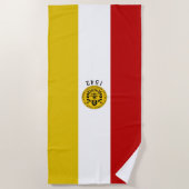 Serviette De Plage Drapeau de plage de San Diego (Devant)