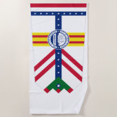 Serviette De Plage Drapeau de plage de Tampa (Devant)