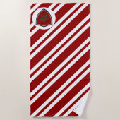 Serviette De Plage Drapeau de plage du Maroc (Devant)