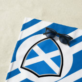 Serviette De Plage Drapeau de plage écossais (En situation)