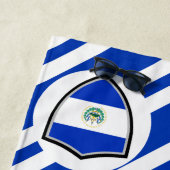 Serviette De Plage Drapeau de plage El Salvador (En situation)