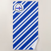 Serviette De Plage Drapeau de plage finlandais (Devant)