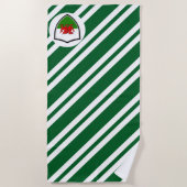 Serviette De Plage Drapeau de plage gallois (Devant)