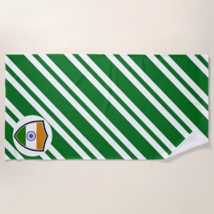 Serviette De Plage Drapeau de plage indien