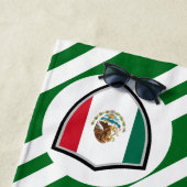 Serviette De Plage Drapeau de plage mexicain (En situation)