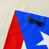 Serviette De Plage Drapeau de Porto Rico (En situation)