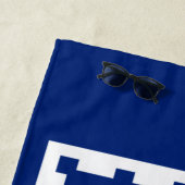 Serviette De Plage Drapeau de Québec (Québec, Canada) (En situation)