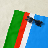 Serviette De Plage Drapeau de Sakha (En situation)