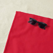 Serviette De Plage Drapeau de Trinité-et-Tobago (En situation)