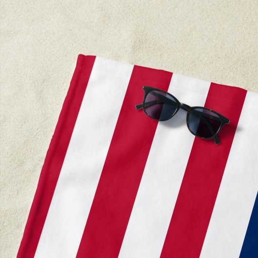 Serviette De Plage Drapeau des États-Unis (En situation)