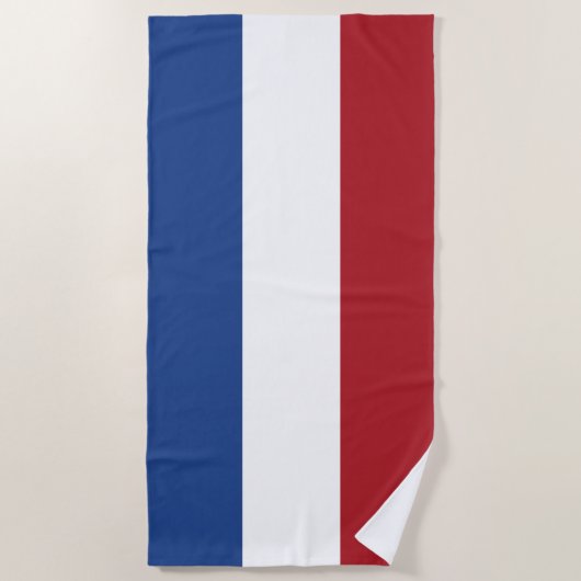 Serviette De Plage Drapeau des Pays-Bas (Devant)
