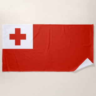 Serviette De Plage Drapeau des Tonga
