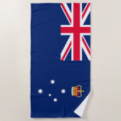 Serviette De Plage Drapeau d'État de Victoria (Australie) (Devant)