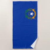 Serviette De Plage Drapeau d'État du Nevada (Devant)