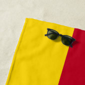 Serviette De Plage Drapeau d'Ossétie du Nord (En situation)