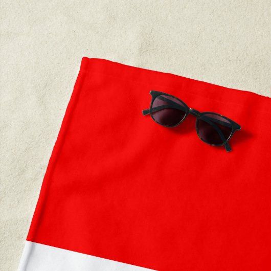 Serviette De Plage Drapeau du Canada (En situation)