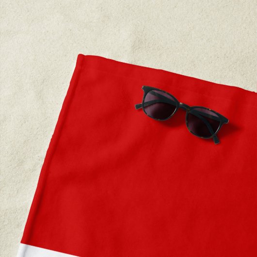 Serviette De Plage Drapeau du Canada (En situation)