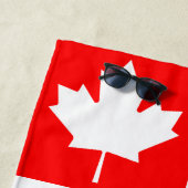 Serviette De Plage Drapeau du Canada (En situation)