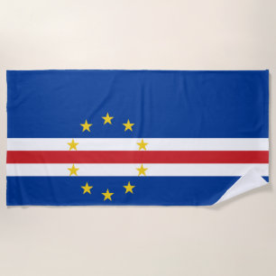 Serviette De Plage Drapeau du Cap-Vert