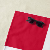 Serviette De Plage Drapeau du Danemark ou drap danois (En situation)