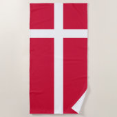 Serviette De Plage Drapeau du Danemark ou drap danois (Devant)