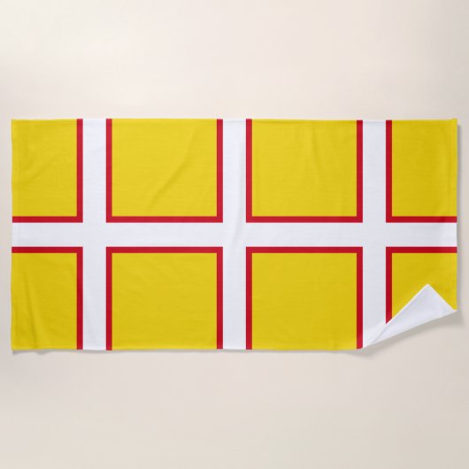Serviette De Plage Drapeau du Dorset (Devant)