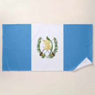 Serviette De Plage Drapeau du Guatemala
