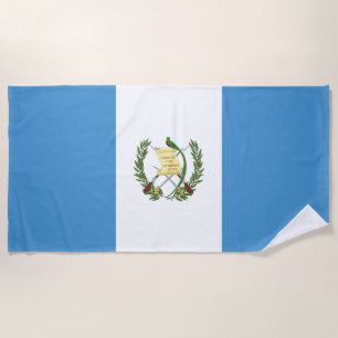 Serviette De Plage Drapeau du Guatemala