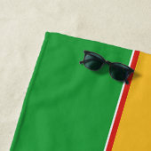 Serviette De Plage Drapeau du Karakalpakstan (En situation)