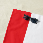 Serviette De Plage Drapeau du Liban (En situation)