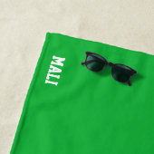 Serviette De Plage Drapeau du Mali Splendide Patriotique (En situation)