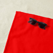 Serviette De Plage Drapeau du Maroc (En situation)